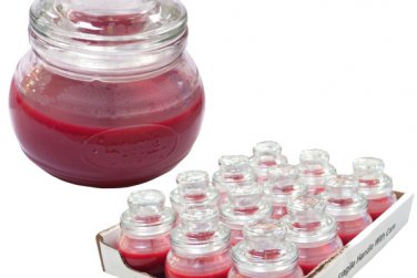 Apple Cinnamon Honeypot Jar Candle Display