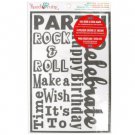 Celebrate Phrases Stencil Masks