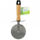 Stainless Steel Pizza Cutter with Wood Handle