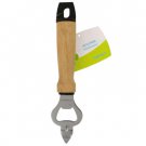 Stainless Steel Bottle Opener with Wood Handle