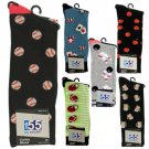 Men's Theme Cotton Blend Knit Dress Socks
