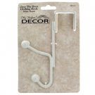 White Over the Door Clothing Hook