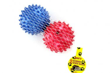 Rubber Spike Dog Balls