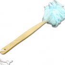 Exfoliating Body Scrubber with Wooden Handle