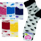 mid cut hearts 6-8 socks