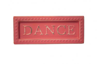Dance Mini Metal Sign Magnet