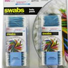 Twin pack cotton swabs