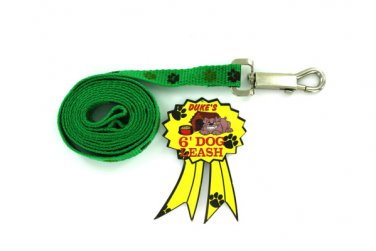 Woven Dog Leash with Paw Print