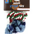 2 Pack miniature rope dog toys (assorted colors)