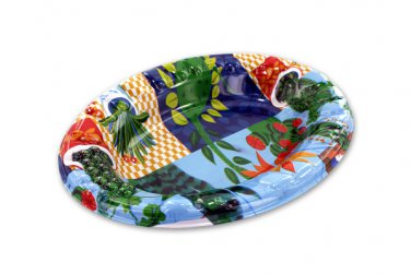 Large plastic bowl