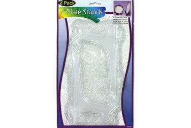 Transparent Plastic Plate Stands
