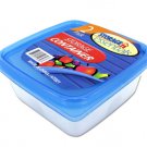 Square storage container set