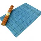 Rolled bamboo place mats