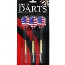 Hard Tip Darts with American Flag Design