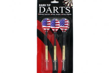 Hard Tip Darts with American Flag Design