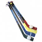 Toy hockey stick with puck
