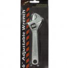 Adjustable wrench, 6"