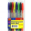 8 Pack fluorescent colored pen set