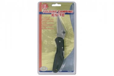 Folding camping knife