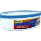 Oval food storage container