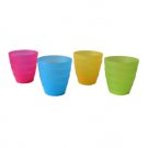 Plastic cups, set of 4