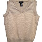 brown stripe vest asst sz