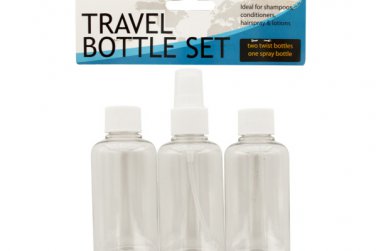Travel Twist Top &amp; Spray Bottle Set