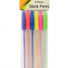 Colored Stick Pens Set