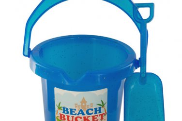 Glitter Beach Bucket with Shovel