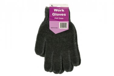 Large Work Gloves with PVC Dots