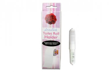 Rose Scented Toilet Paper Roll Holder