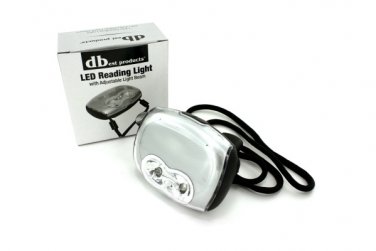 LED reading light with lanyard