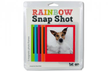 Rainbow Snap Shot Magnetic Photo Frames