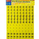 Pre-priced stickers