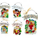 Wood Holiday Wall Plaque