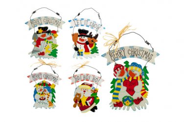Wood Holiday Wall Plaque