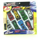 Mini die cast race cars, set of 8
