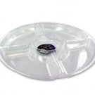 Crystal cut serving tray