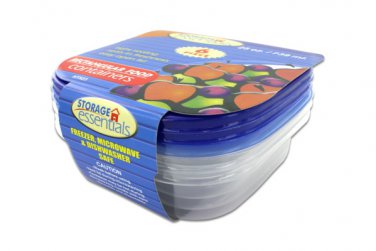 Rectangular storage containers