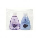 Body wash and lotion travel pack