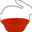 Easter basket with bunny shaped handle
