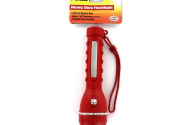 Heavy duty flashlight, assorted colors