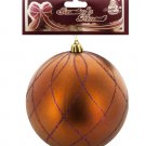 Large Christmas Glitter Swirl Ball Ornament