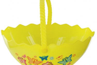 Egg Shape Printed Easter Basket