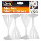 Plastic Martini Shot Glasses