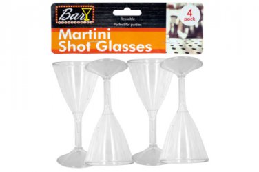 Plastic Martini Shot Glasses