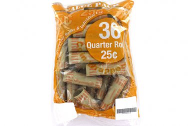 36 Pack quarter coin wrappers