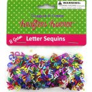 Metallic Alphabet Craft Sequins