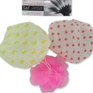 Shower Cap & Body Scrubber Set