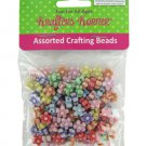Assorted flower crafting beads